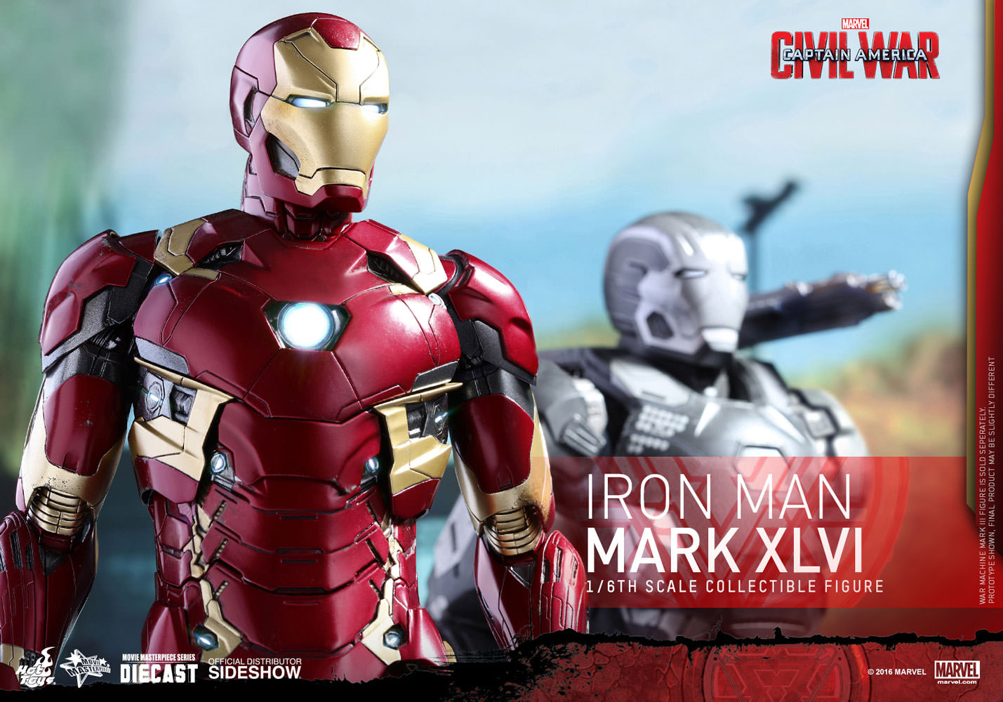 Iron Man Mark XLVI MK46 Sixth Scale Figure by Hot Toys